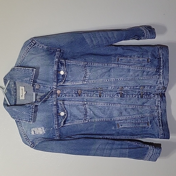 Maurices Jackets & Blazers - Madewell Distressed Denim Jean Jacket XXS